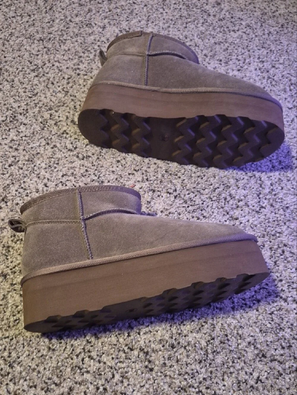 BearPaw Kids Short Faux-Suede Winter Boots - Brown